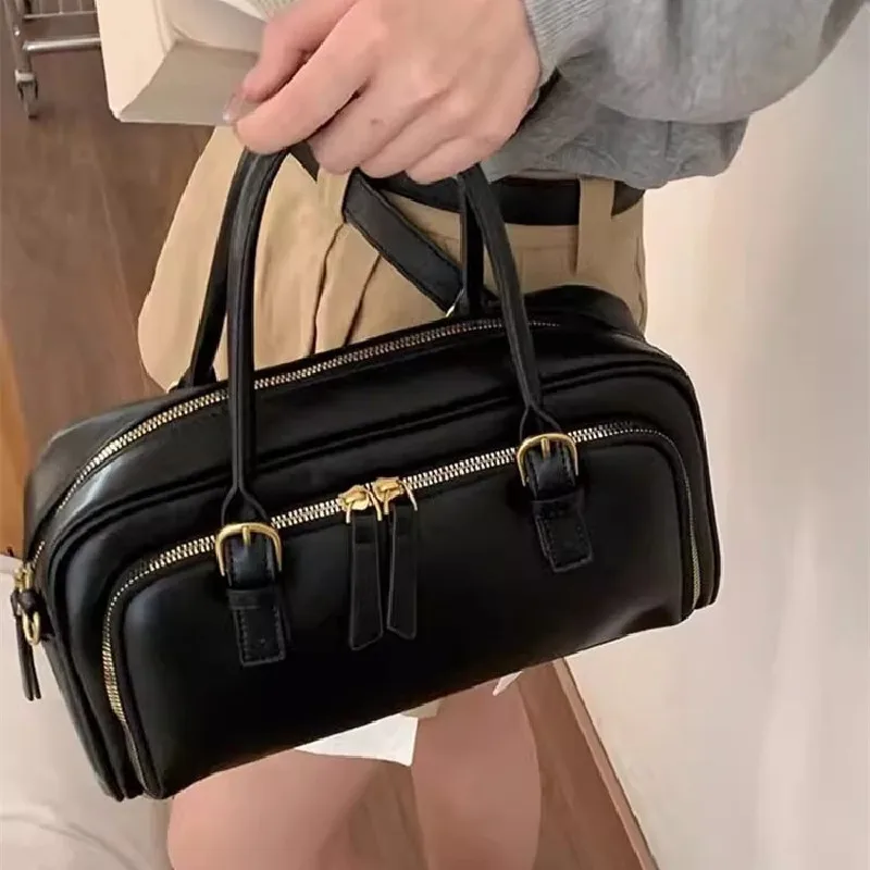 Handbags For Women Wide Shoulder Strap Bags Casual Leather Messenger Crossbody Bag Large Capacity Handbag Women's Bags