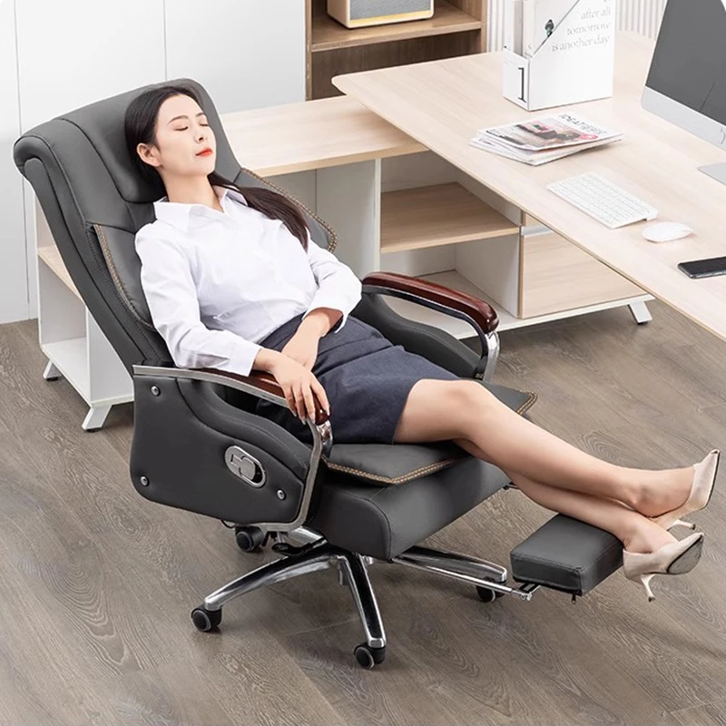 

Recliner Ergonomic Office Chair Armchair Nordic Executive Desk Chair Designer Modern Sillas De Escritorio Office Furniture DWH