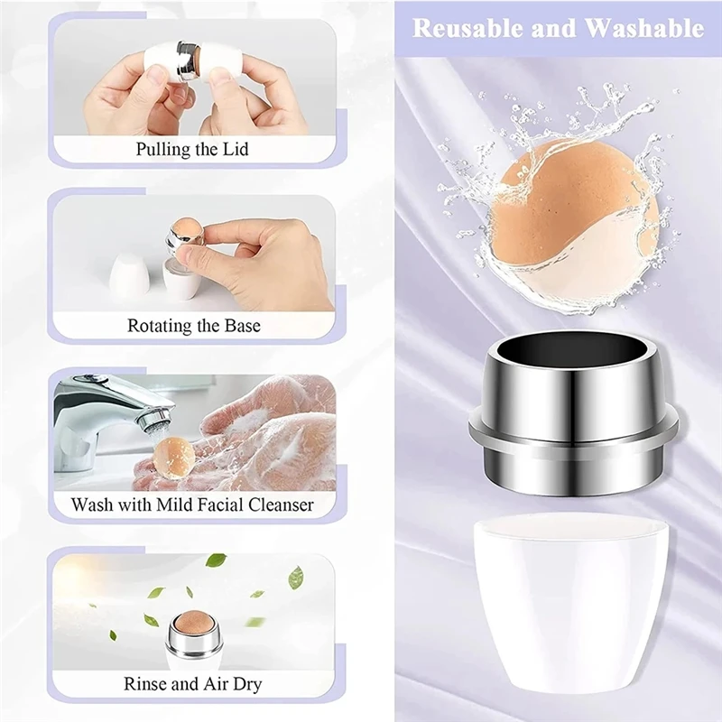 2Units Oil-Absorbing Volcanic Stone Multi-size Washable Reusable Face Roller Ball Natural Volcanic for Excess Oil Blotting Tools