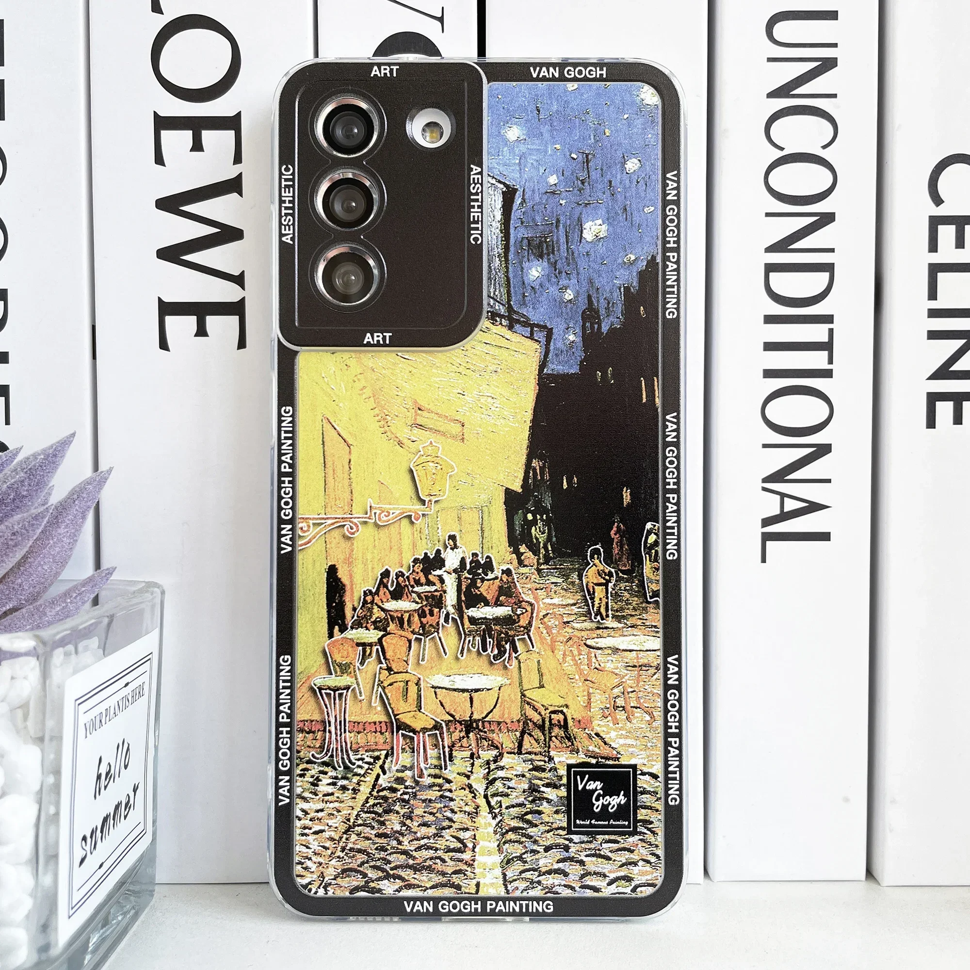 thumbnail image 1 of Funda de arte Van Gogh para Samsung Galaxy, S20 Plus, S21 FE, S22, S23 Ultra, A53, A52, A54, S24, girasoles, noche estrellada, cubierta estética, 1 of 5