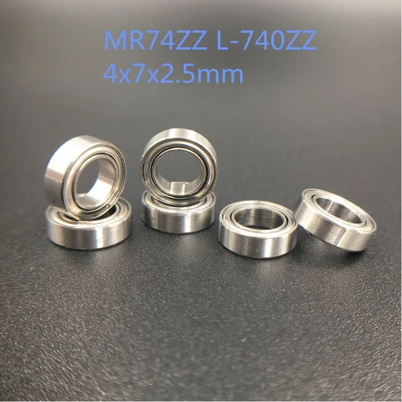 

10PCS 740ZZ Deep Groove Ball Bearings Mini Bearing MR74ZZ4x7x2.5mm P5 MR74 ZZ 4x7x2.5mm Miniature Bore 4mm