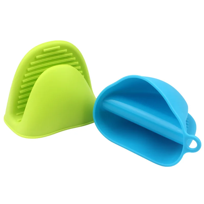Oven Mitts Silicone Heat Resistant Pinch Mitts Anti Scalding Non Slip Gloves Clips Pot Holder Cooking Baking Oven