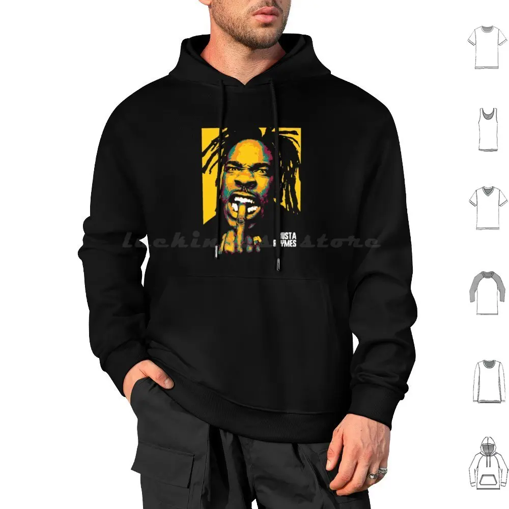 

Busta Rhymes Trevor Taheim Smith Trevor George Smith Jr An American Rapper Songwriter Re Hoodie cotton Long Sleeve Busta