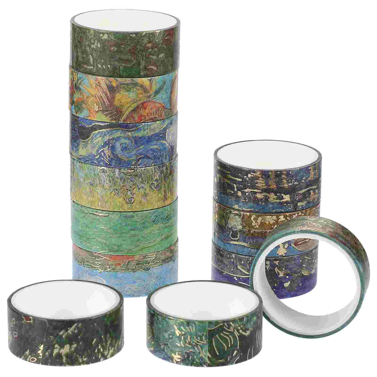 

Washi Tape Decorative Adhesive Tapes DIY Scrapbook Self-adhesive Planner Crafts Multi-purpose Printed Decorate