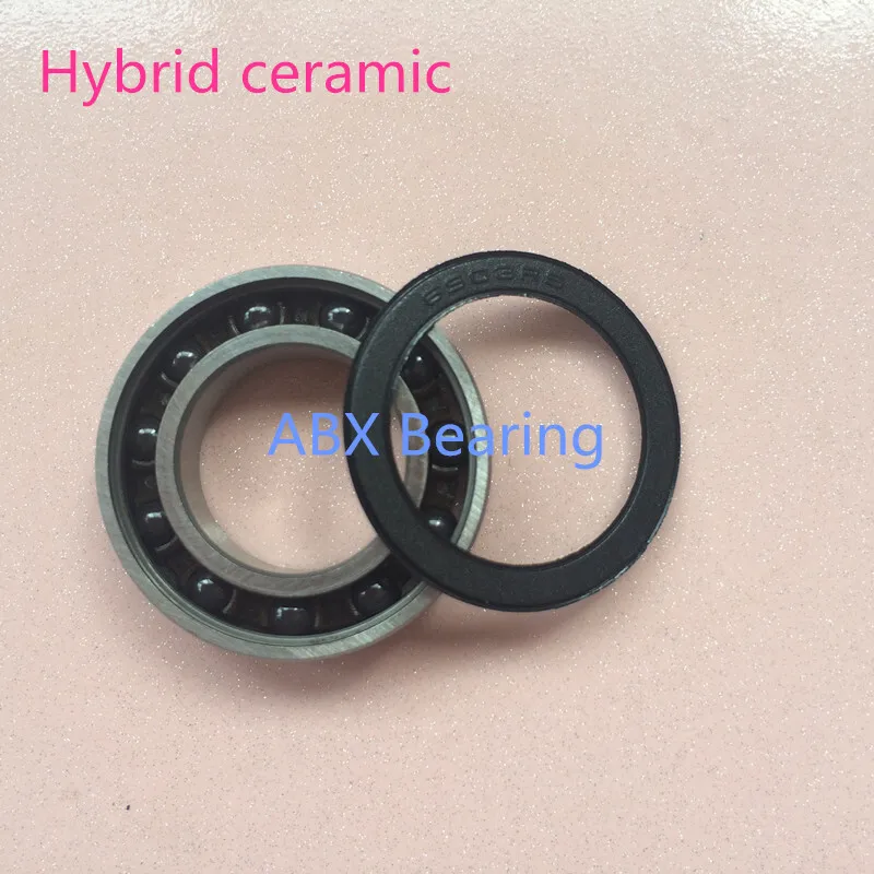 2pcs/lot 6801-2RS S6801 bearing 12x21x5 mm 61801-2RS hybrid ceramic deep groove ball bearing 61801 12*21*5 mm
