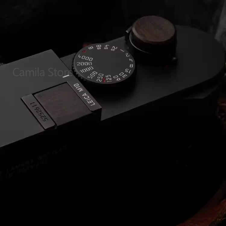 wooden Shutter Release wooden Button and Hot shoe cover for LEICA M10 M10-P M10-R M10M M11 Camera Cold shoe protection