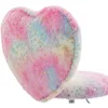 Desk Chair Faux Fur Study Chair for Teenage Girls, Adjustable Heart Shaped Kids Vanity Chair for Bedroom Reading Living Room 6