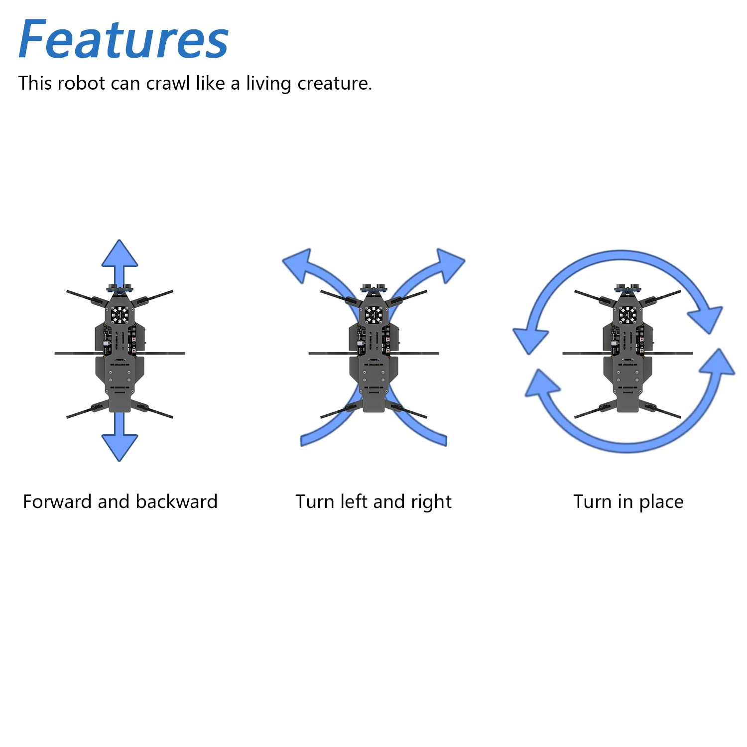 Freenove Robot Ant Kit for Arduino, Dot Matrix Expressions