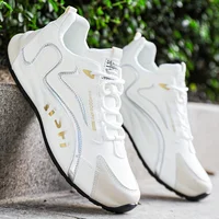 Ultra-Comfort Colour Block Runners - Men's Ventilated Anti-Slip Lace-Up Shoes for Outdoor Adventures with Fashion-Forward Style 3