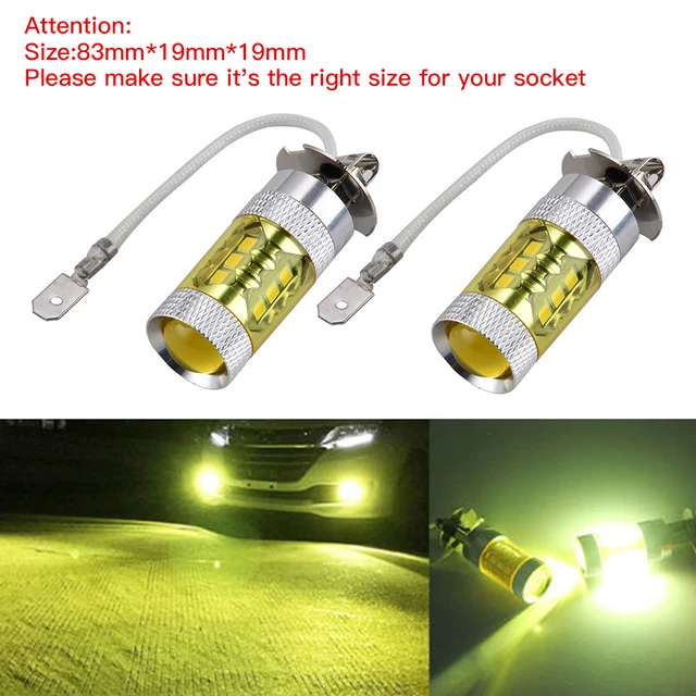 Bevinsee 7440 W21W LED Backup Reverse Turn Signal Light Bulb For Cadillac  Honda