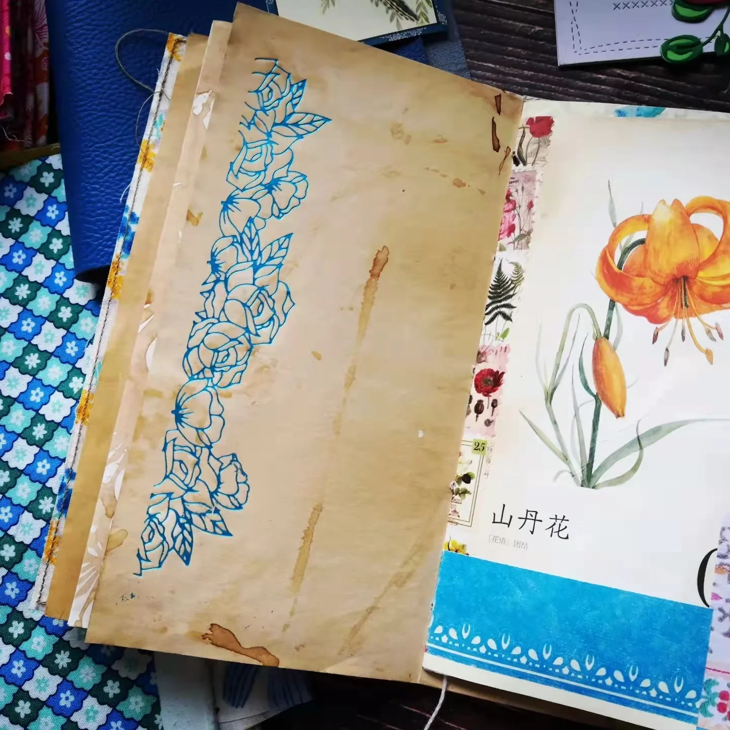 레트로 수제 TN 정크 저널, 여행 일기 노트