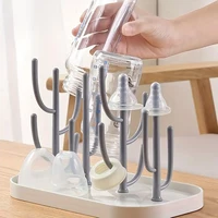 Égouttoir de bouteille de lait en forme d'arbre pour bébé, porte-bouteille de lait anti-poussière, égouttoir de tasse, cadeau de pâques 1
