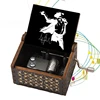 Theme Music Box Christmas Character Anime Movie Boy Toy Hand Crank Decoration Cartoon Wooden Jewelry Holiday Birthday Gift 1
