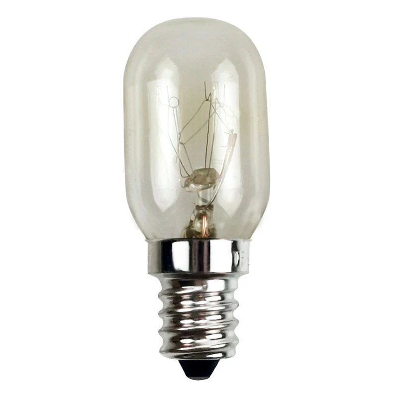 Microwave Oven Bulb 10W 110-130V E12S Base High Temperature Resistant Easy Installation No Aids Required