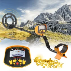 Détecteur professionnel de métaux souterrains, haute sensibilité, étanche, bijoux, chasse au trésor, écran LCD 