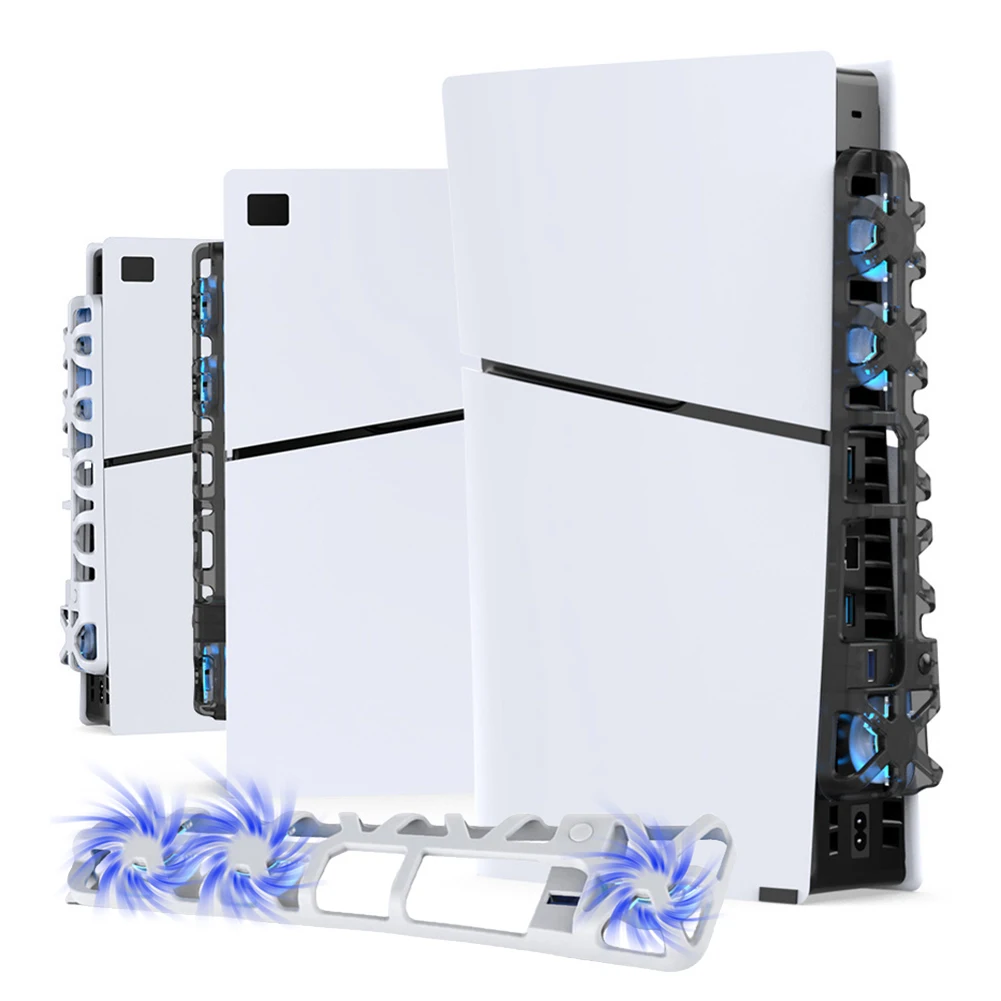 Ventilador de refrigeração para Console PS5 Slim, USB 5V Cooler, Luz LED,  1100 RPM, Sony Playstation 5 Console - AliExpress
