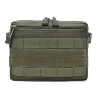EDC Tactical Nylon Molle Utility Organizer Pouch Hunting Tool Bag Vest Waist Pouch Storage Bag Waterproof Field Sundries Bag 2