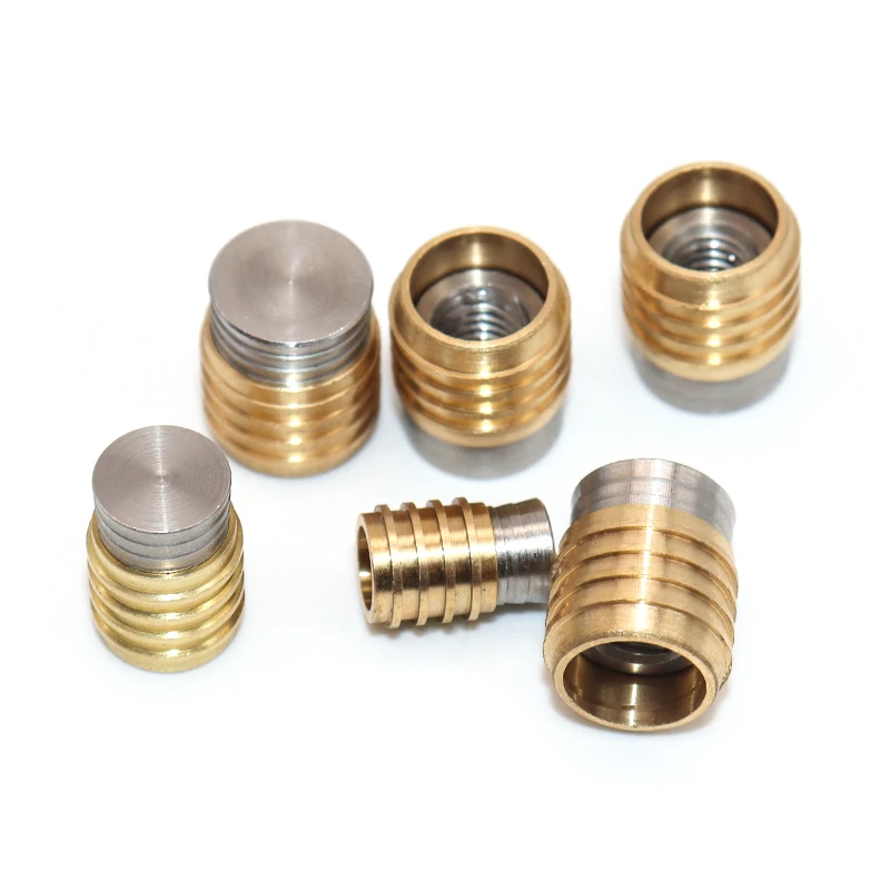tipo Alemão Rolha de Bronze Hasco Puxando Explosão Garganta Plug Molde Refrigeração Plugz942 Aço Inoxidável 10 Peças