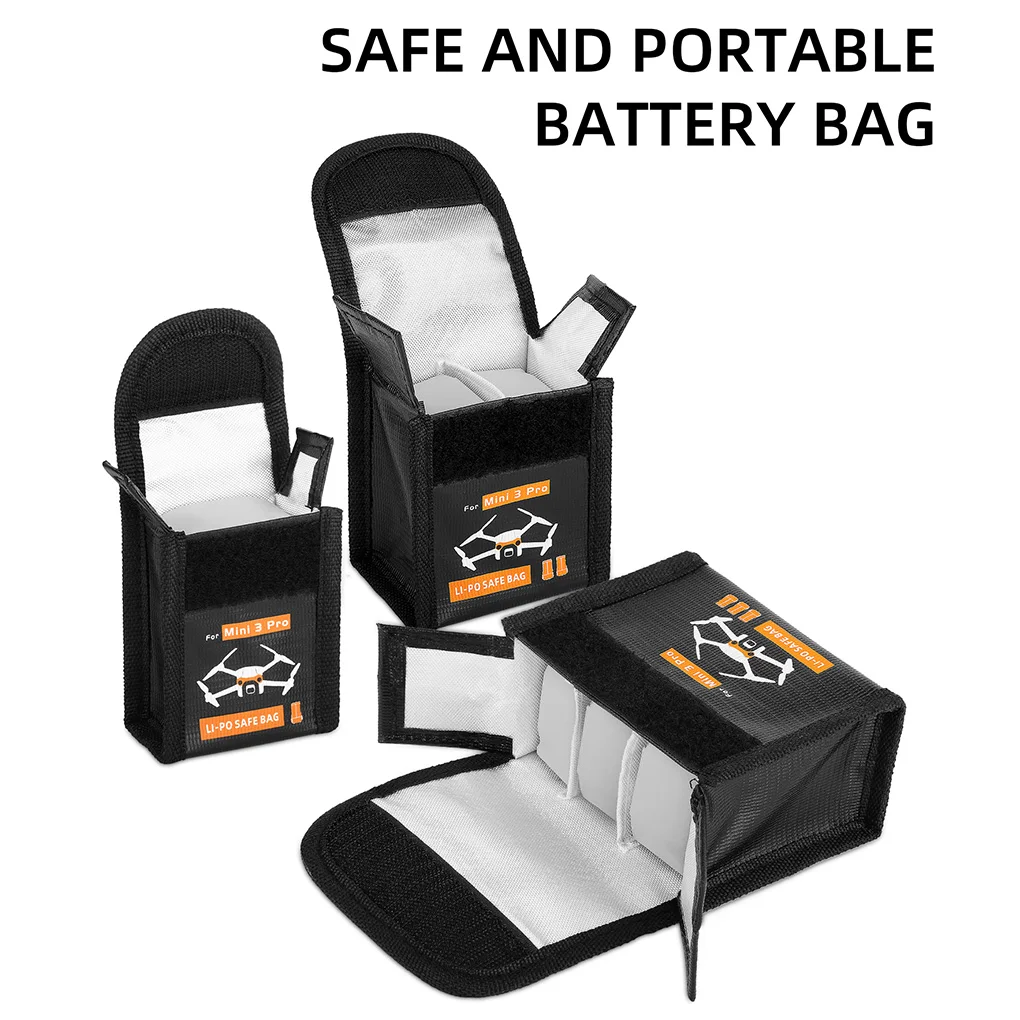 Telecomando Drone Battery Bag Escursionismo Campeggio Viaggio Batterie Custodia Protettiva Sostituzione Per Dji Mini 3 Pro 1 Slot