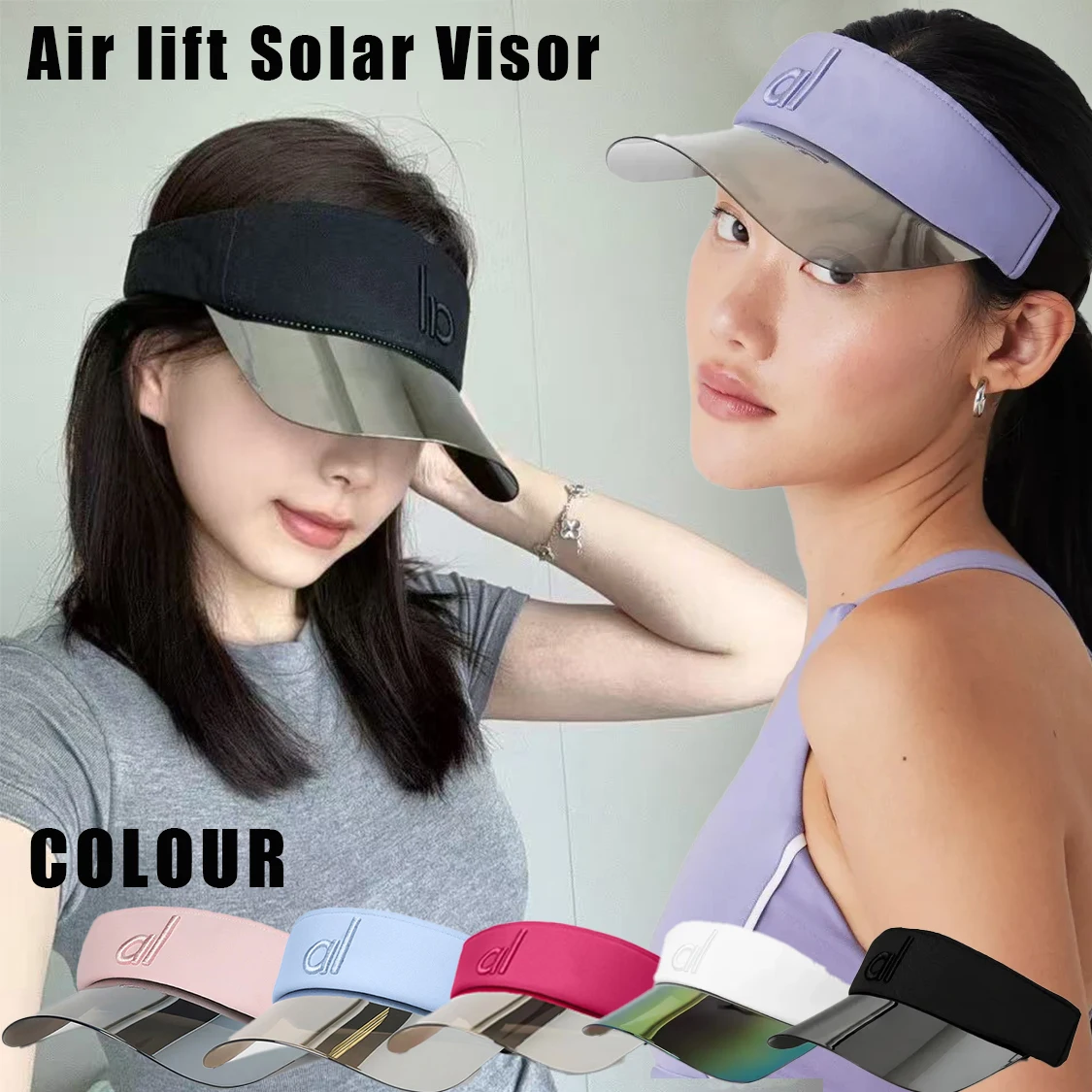 Yoga Sun Visor Cap Baseball Hat Embroidered Unisex Sun Protection Outdoor Sport Sunshade Open Top Baseball Hat Couple Style