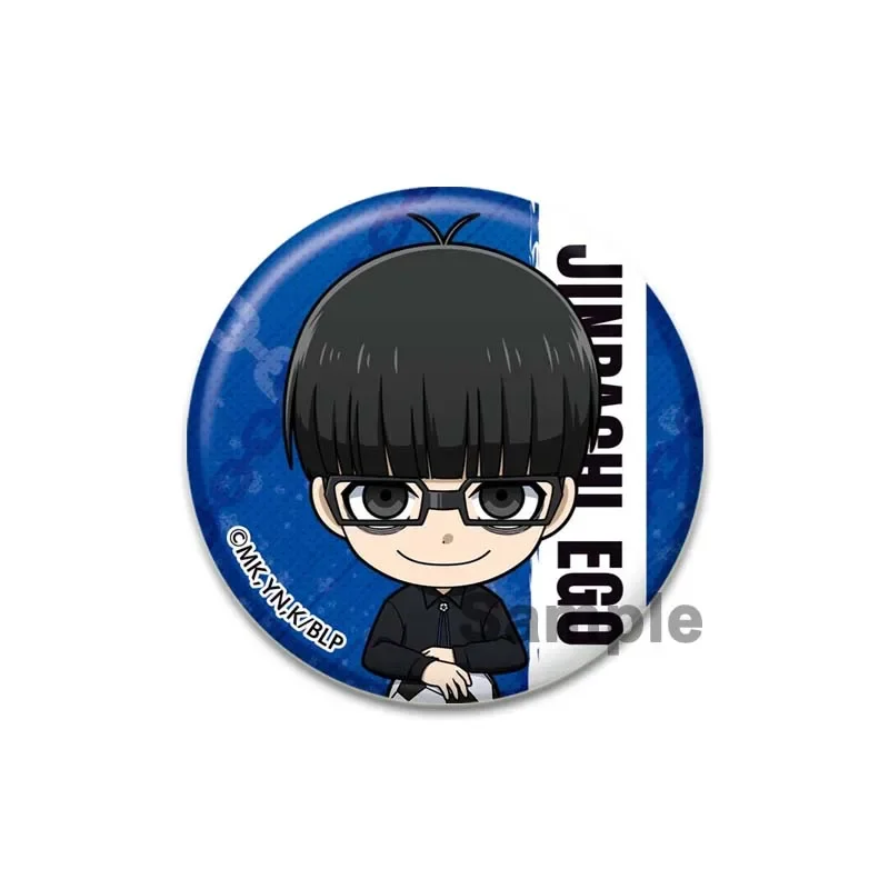 thumbnail image 1 of Pines de solapa redondos de 32/44/58 mm, broches de anime con candado azul para mujeres, amigas, mochilas, insignias de Meguru Bachira Hyouma, ropa, joyas, 1 of 5