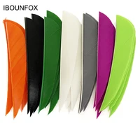 100Pcs 3 Inch Archery Feathers Fletching Right/Left Wings Natural Turkey Vanes Arrow Fletches Feather DIY Hunting Accessories 2