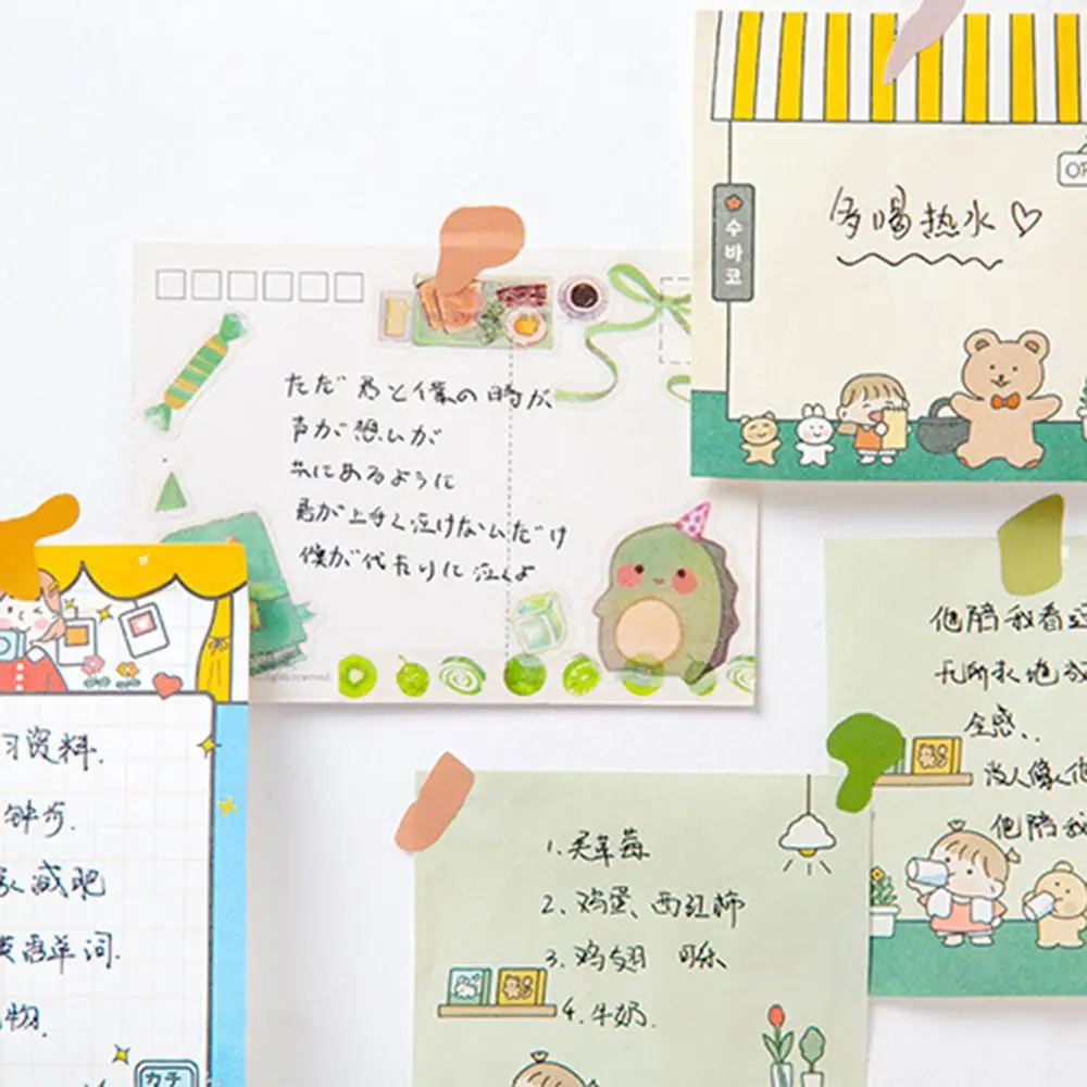 Album Planner Decoration Gift Self-adhesive Diary Scrapbooking Stickers Decorative Decals Label Stickers Stationery Stickers