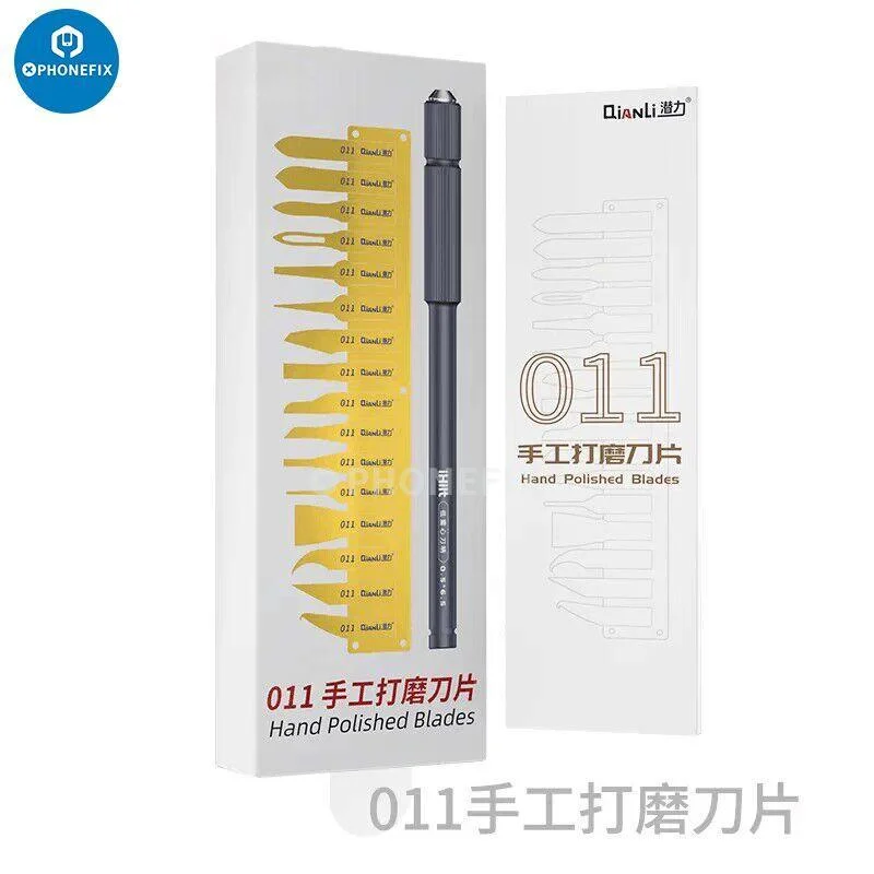 Qianli 007 008 009 나이프 도구 키트, CPU 접착제 리무버, 마더보드 BGA 수리 블레이드, 프라이 나이프 청소 스크래핑 IC 칩 제거 도구