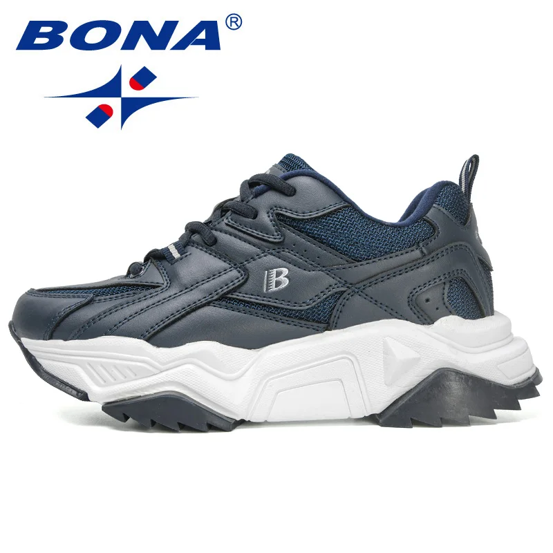 BONA New Designers Sport Shoes Training Running Shoes Woman Breathable Casual Sneaker Ladies Platform Shoe Zapatillas Mujer running shoes womens sneakers
