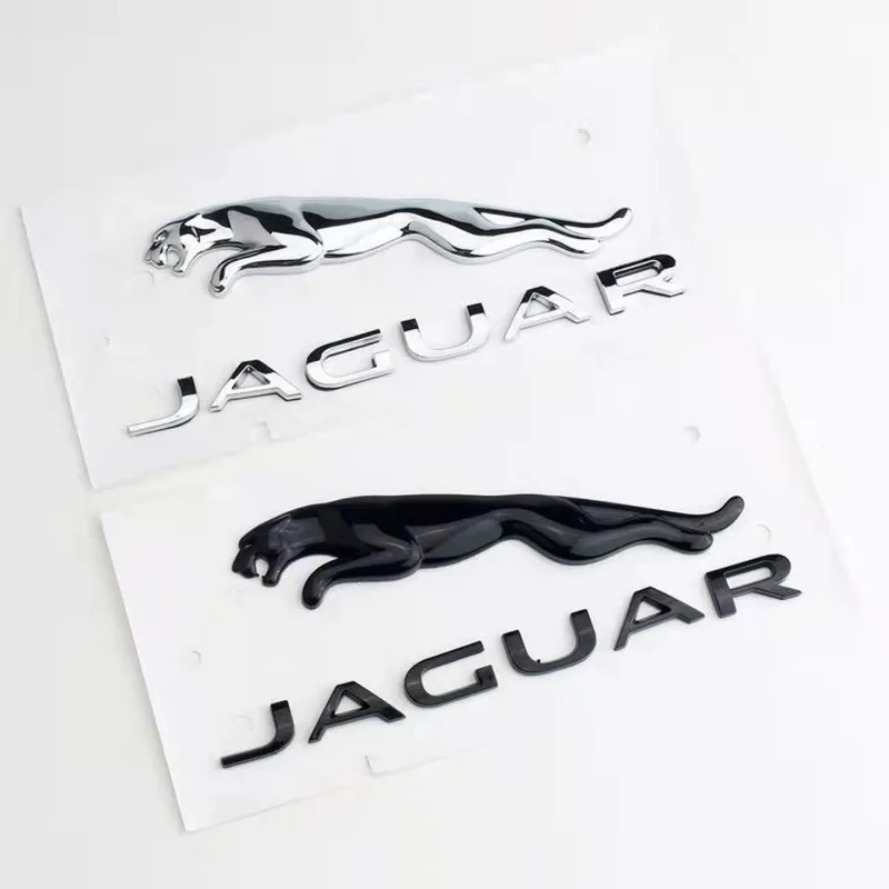 

Автомобильный логотип, автомобильная наклейка, подходит для Jaguar XF XE F-PACE F-TYPE, задний багажник, Логотип JAGUAR, английская надпись