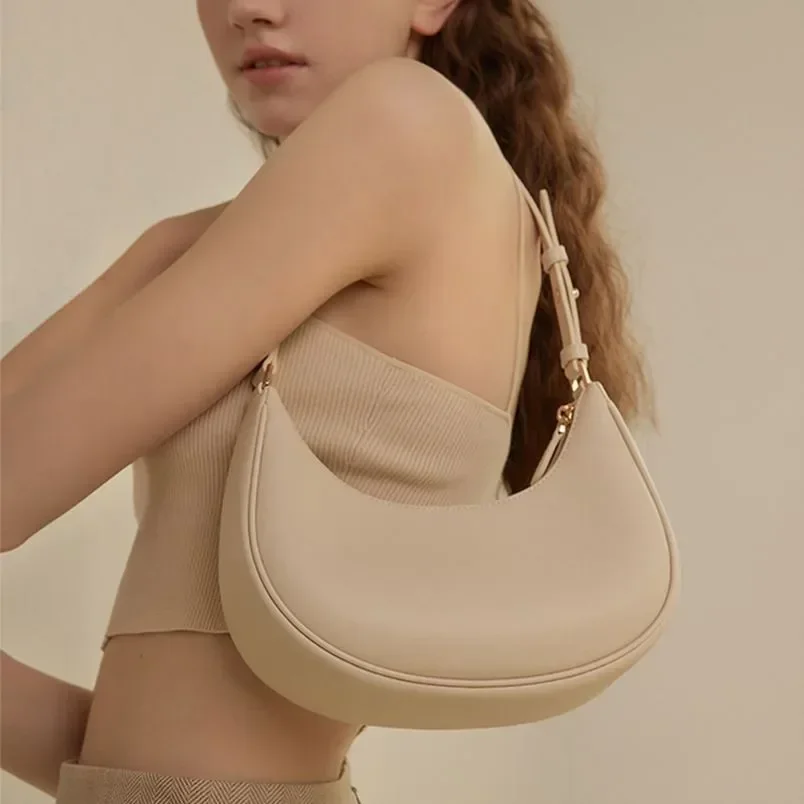 

2023 New Arrival Minimalist Underarm Bag Single shoulder Shoulder Bag Niche French Baguette Bag for Women Crossbody Bag