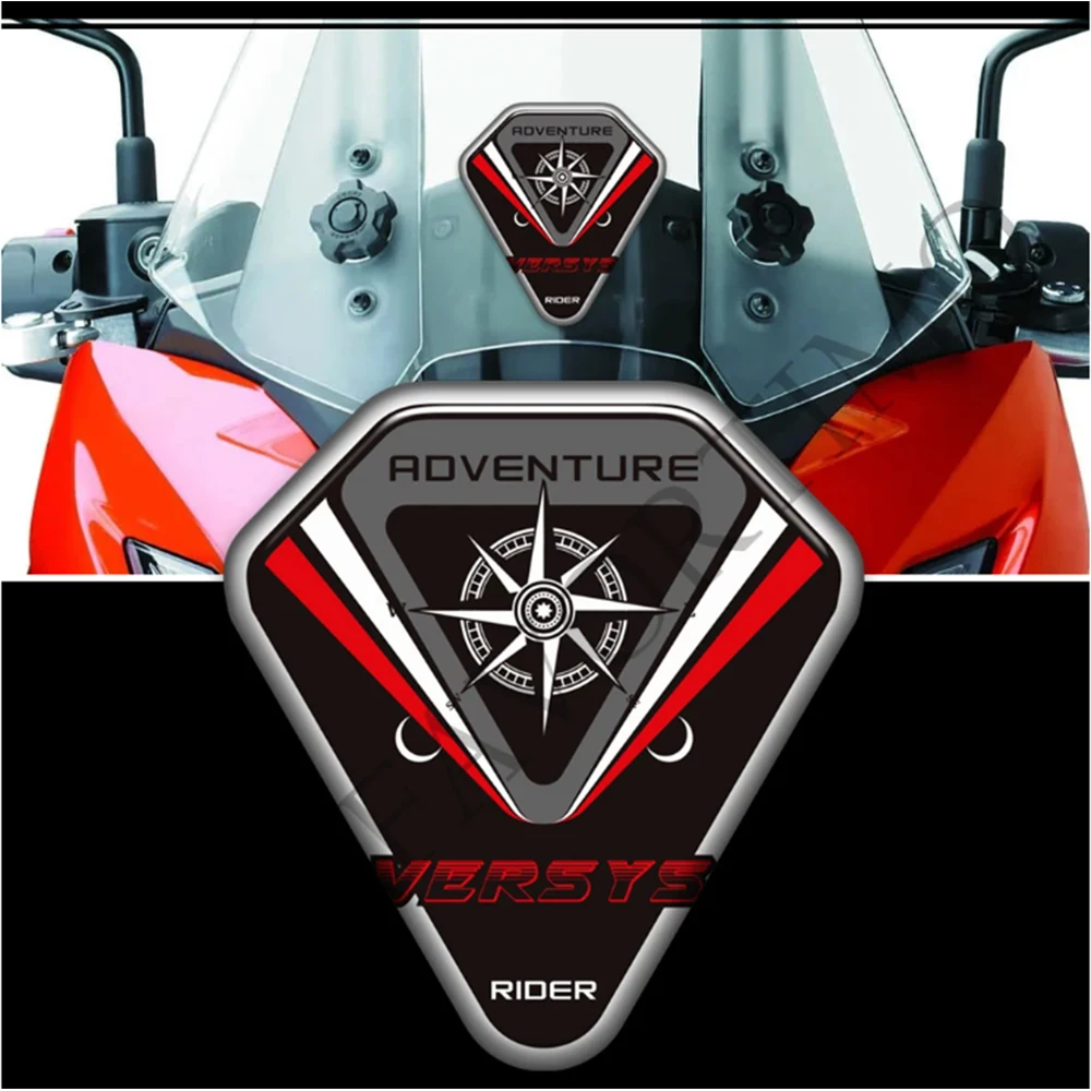 For Kawasaki Versys 650 LT 650LT Stickers Decals Protector Adventure Touring Trunk Luggage Cases Gas Fuel Oil Kit Knee Tank Pad