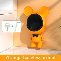 Potty Training Urinal for Toddler Pee Standing Urinals for Boys Funny Animal Wall-Mounted Toddler Toilet Removable easy to Clean 1