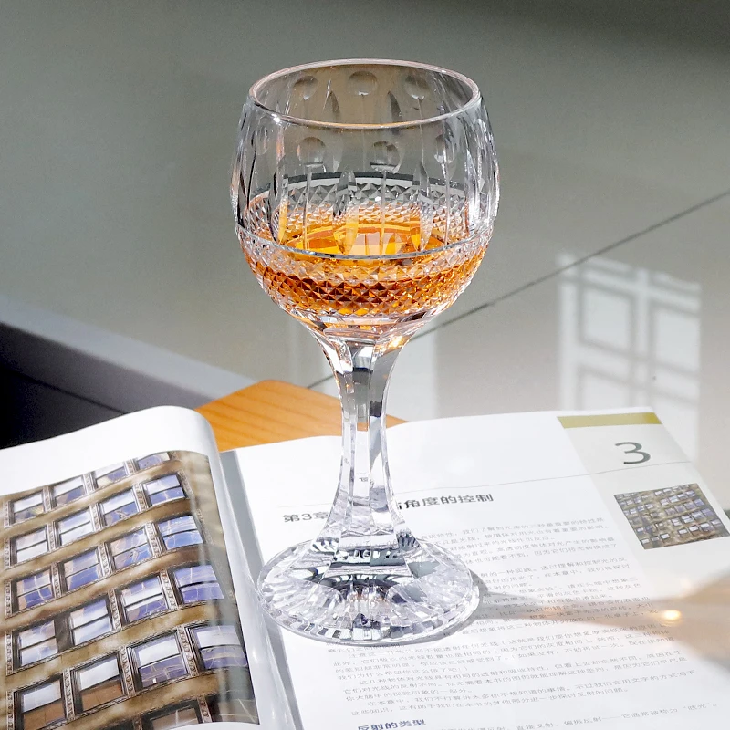 Edo Kiriko Italian BACCARAT Design Glasses Wine Champagne Glass Venetian Style Transparent Glass for Dinner Parties Wedding