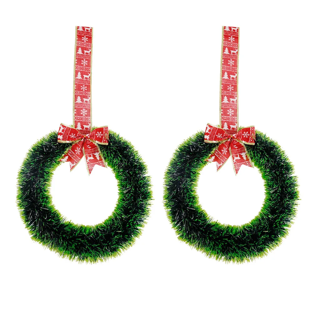

Artificial Garland Christmas Wreath Garland 33cm Christmas Decorations Christmas Wreath Garland Pendant Xmas Decor