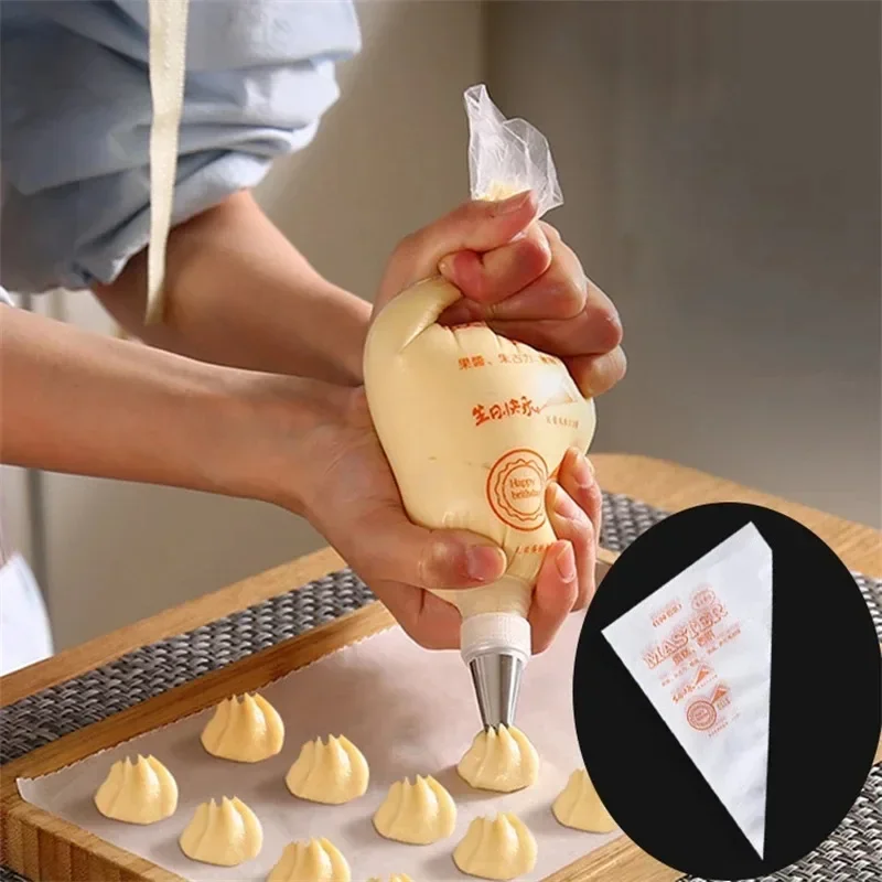 Pastry Bag Pastry Filling Tip 50PCS Disposable Pastry Bag S/M/L