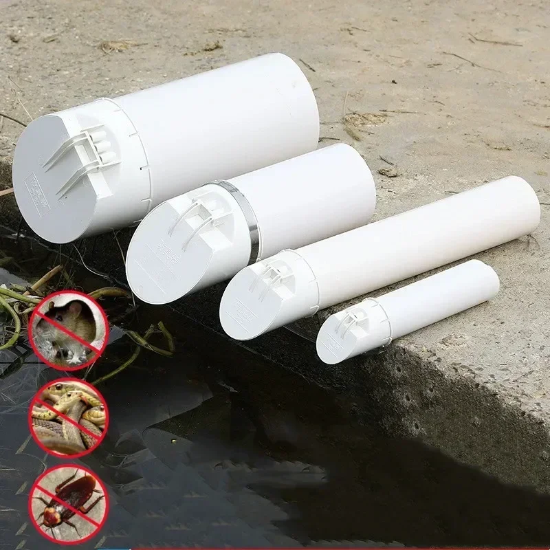 50-160mm Drainage Pipe Floor Drains Anti Odor Insect-proof Rain Pipe Cover Cap Strainer Plug Outdoor Drainage Pipe Sewer Parts