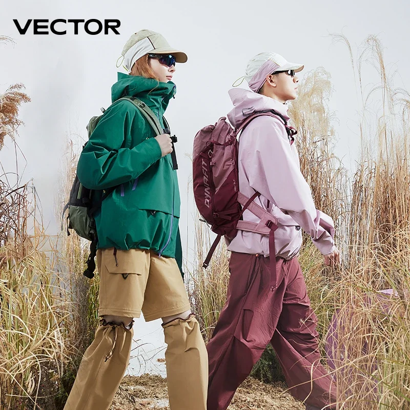 3L Hardshell Windbreaker Suit Spring Autumn Casual Jacket Men Women Outdoor Waterproof Windproof Hooded Windbreaker Coats