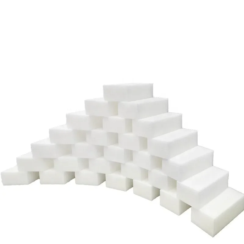 

100pcs/Lot Magic Sponge Eraser White Melamine Sponge for Dishwashing Kitchen Bathroom Office Cleaner Cleaning Tools 100*60*20mm