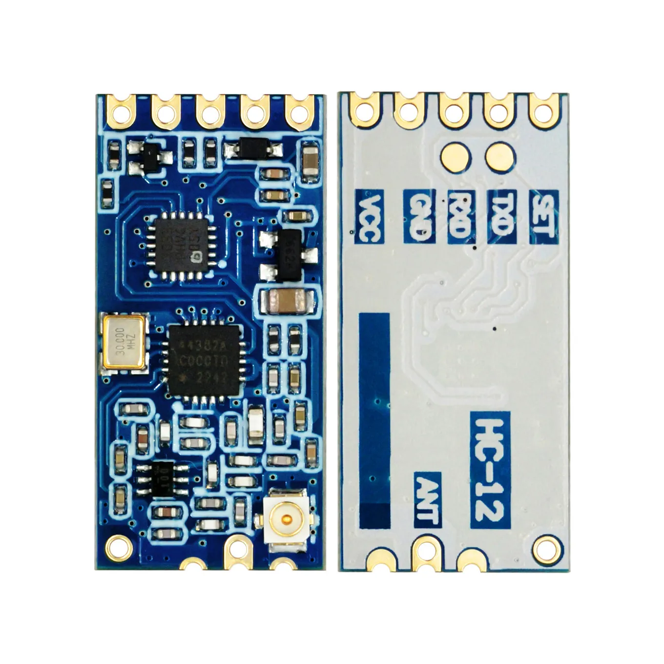 Enhanced Wireless Microcontroller Serial Module with Antenna - 433MHz Long-Range Capability