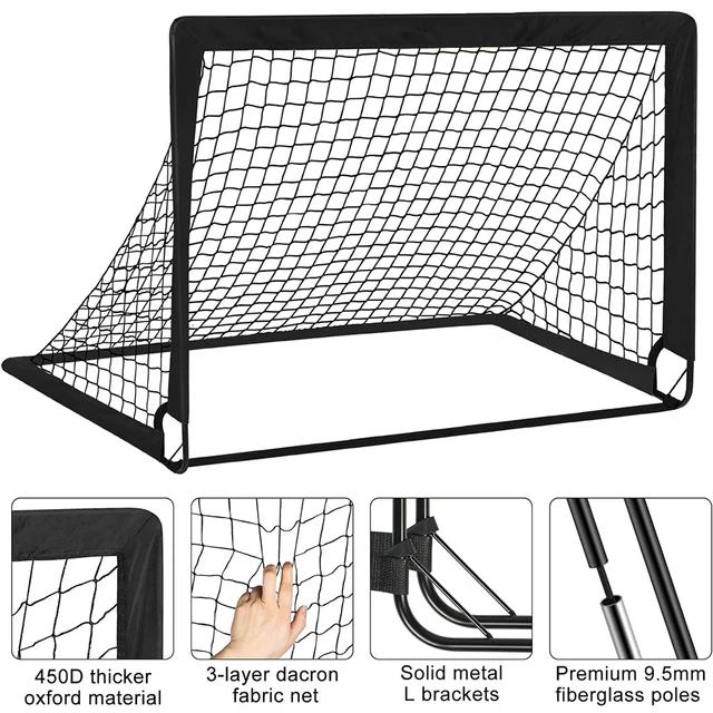 Portable Soccer Goal Set for Kids 3