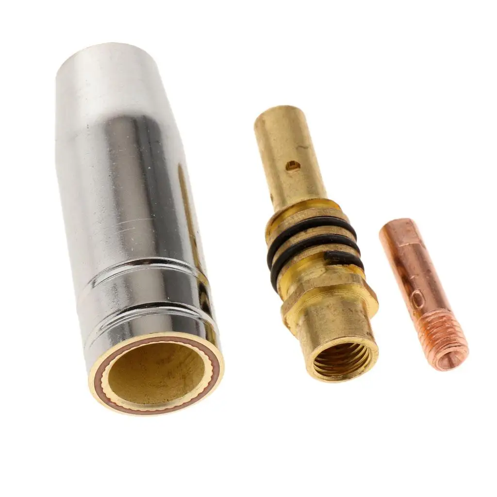 1 Piece MIG Welding Tip,1 Piece Nozzle,1 Piece Connector Rod Kit Dynamics Cutter 2