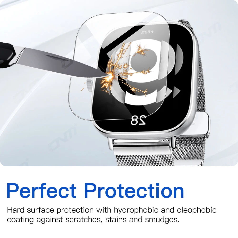 9H Premium Tempered Glass for Xiaomi Redmi Watch 4 Smart Watch Clear HD Screen Protector for Mi Redmi Watch 4 Protective Film