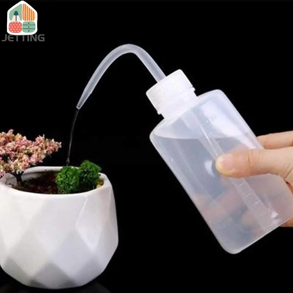 250/500ml Plastic Safety Wash Clean Bottle Lab Non-Spray Squeeze Bottle LDPE Squirt Tattoo With Narrow Mouth Scale