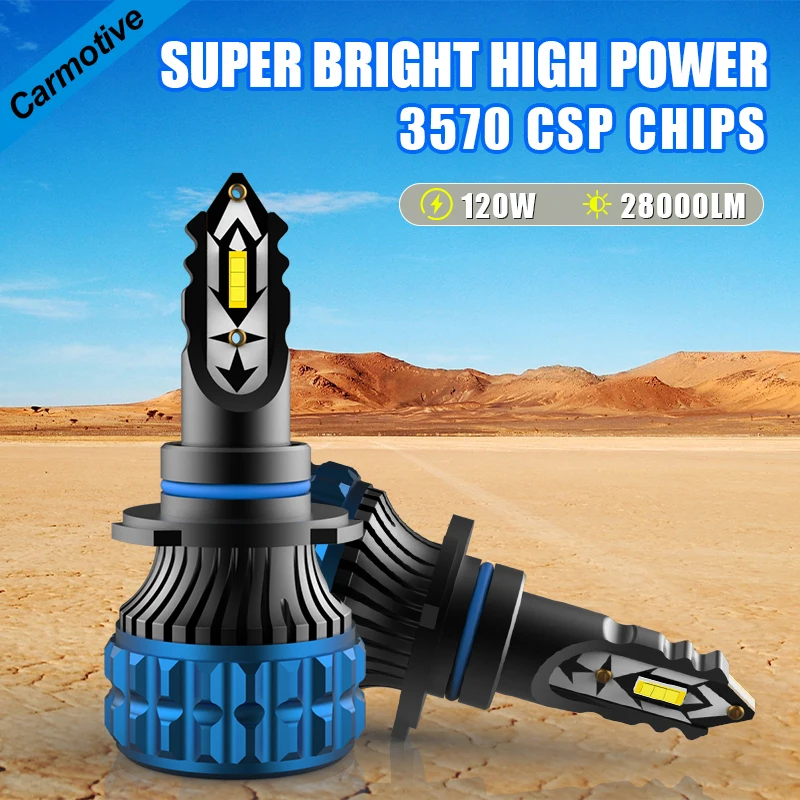 

120W H4 H7 H1 LED Car Headlight 6000K Atuo Lamp for Car Headlight Bulb H1 H3 H11 H8 H9 H13 9004 9007 9005 HB3 9006 HB4