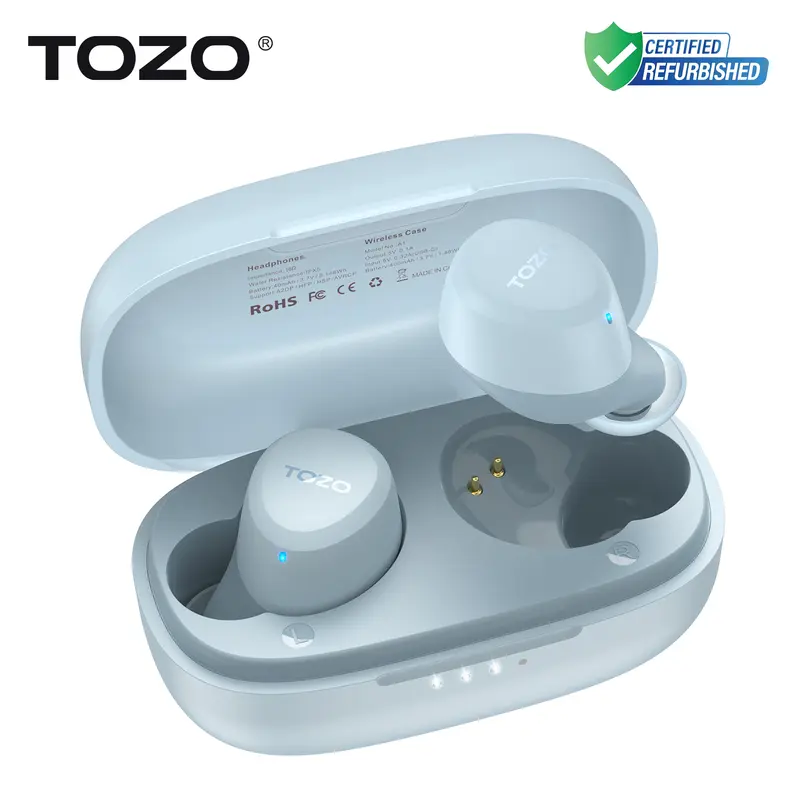 Refurbished TOZO TWS Earbuds in-Ear Wireless Bluetooth Headsets with With Mic Touch Control Sport Waterproof for Iphone Android - Image 12
