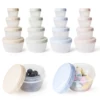 4pcs Baby Food Freezer Storage Containers, Reusable Plastic Food Storage Containers With Lids, Deli & Soup Containers 1