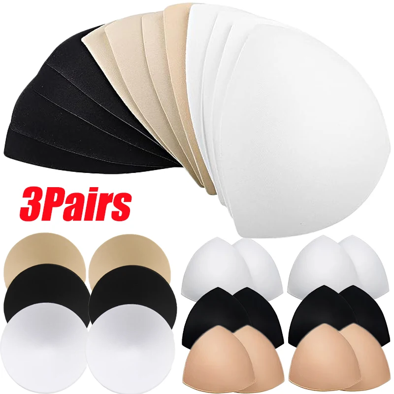 Bra Pads Inserts Soft Sponge Women's Bra Pads