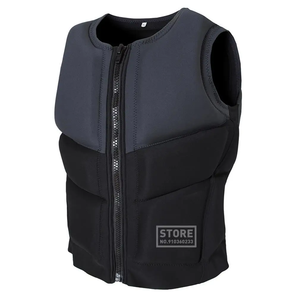 

Life Jacket Adults Surf Life Vest Motorboats Raft Ski Kayak Wakeboard Rescue Fishing Boat Vest Swimming Drifting Safety Vest