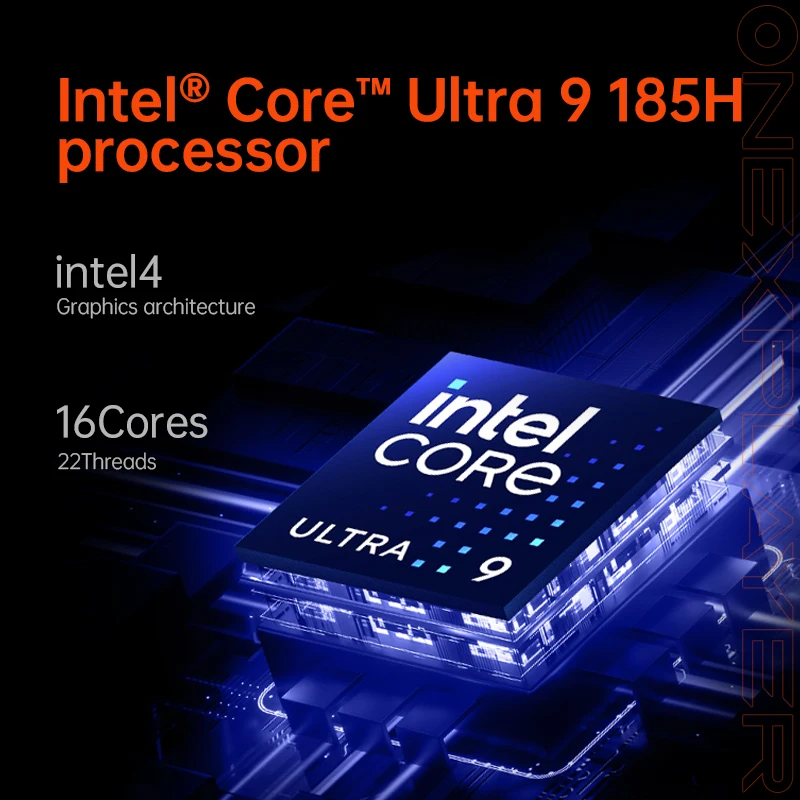 OneXPlayer M1 Mini PC Intel® Core™ Ultra 9 185H AI CPU Office Computer 32G 2TB Expandable SSD Super Compact Rich Connectivity 2